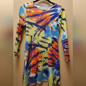 Girls super cute tie dye dress size 10/12